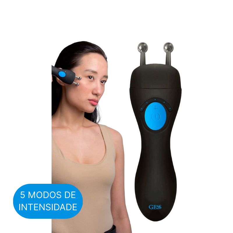 Massageador Facial Elétrico com Microcorrente