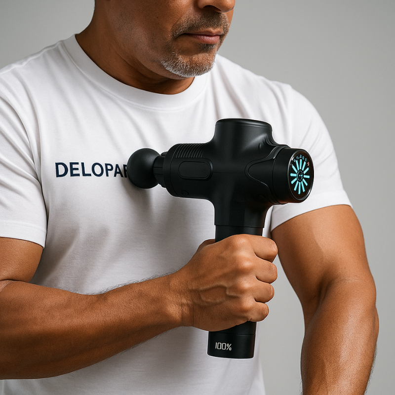 Pistola Massageadora Led Para Dor Muscular