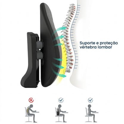 Almofada Lombar Ajustável Delopar