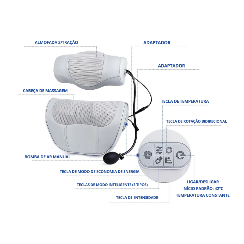 Almofada Massageadora Elétrica 