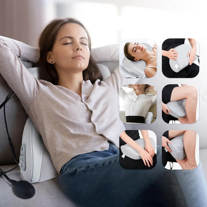 Almofada Massageadora Elétrica 2 em 1 Delopar