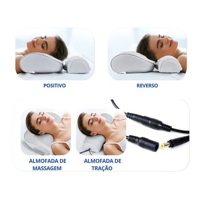 Almofada Massageadora Elétrica 2 em 1 Delopar