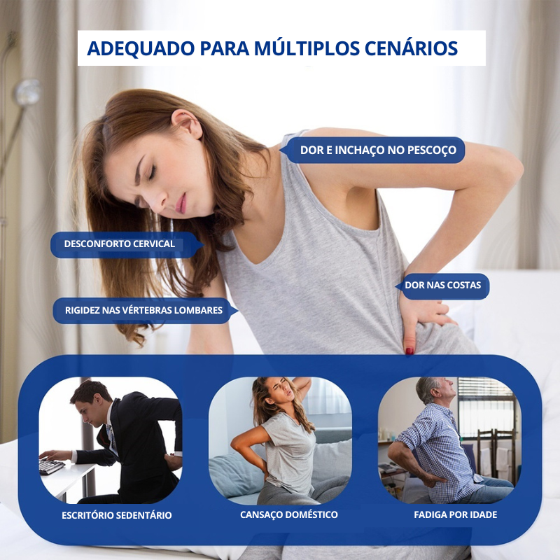 Almofada Massageadora Elétrica 2 em 1 Delopar
