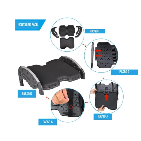 Apoio Ergonômico para os Pés Delopar