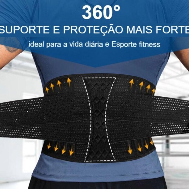 Cinta Lombar Masculina Ergonômica com Suporte Reforçado - Delopar.com