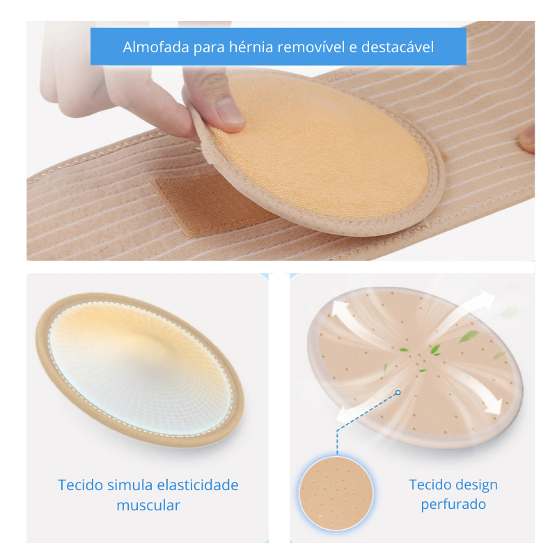Cinta de Suporte Abdominal Umbilical