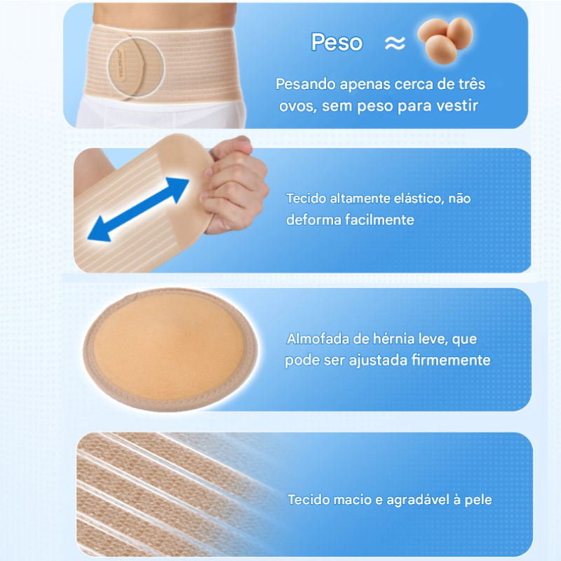Cinta de Suporte Abdominal Umbilical