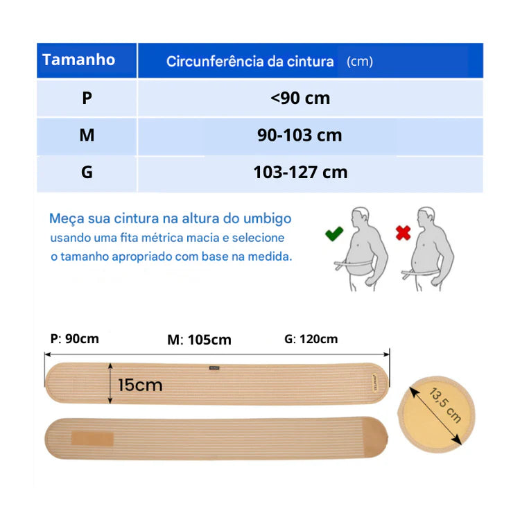Cinta para Hérnia Umbilical