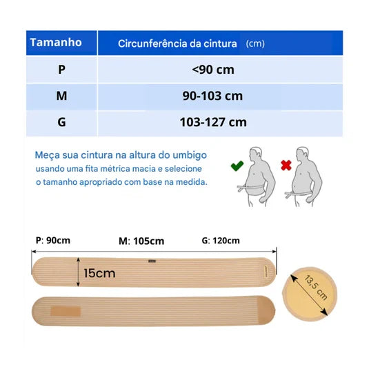 Cinta para Hérnia Umbilical