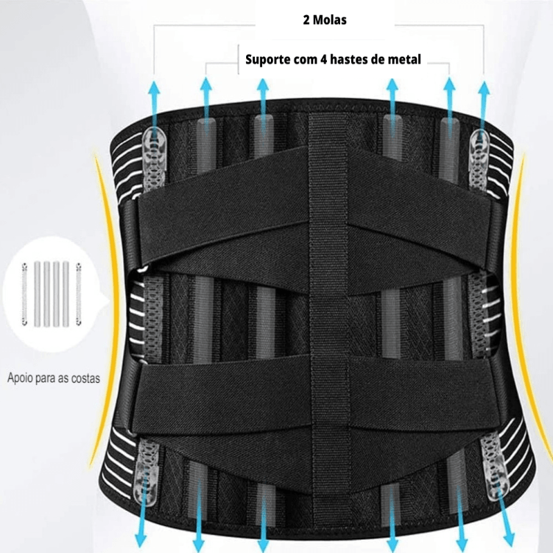 Cinta para Coluna Lombar Ergonômica e Confortável