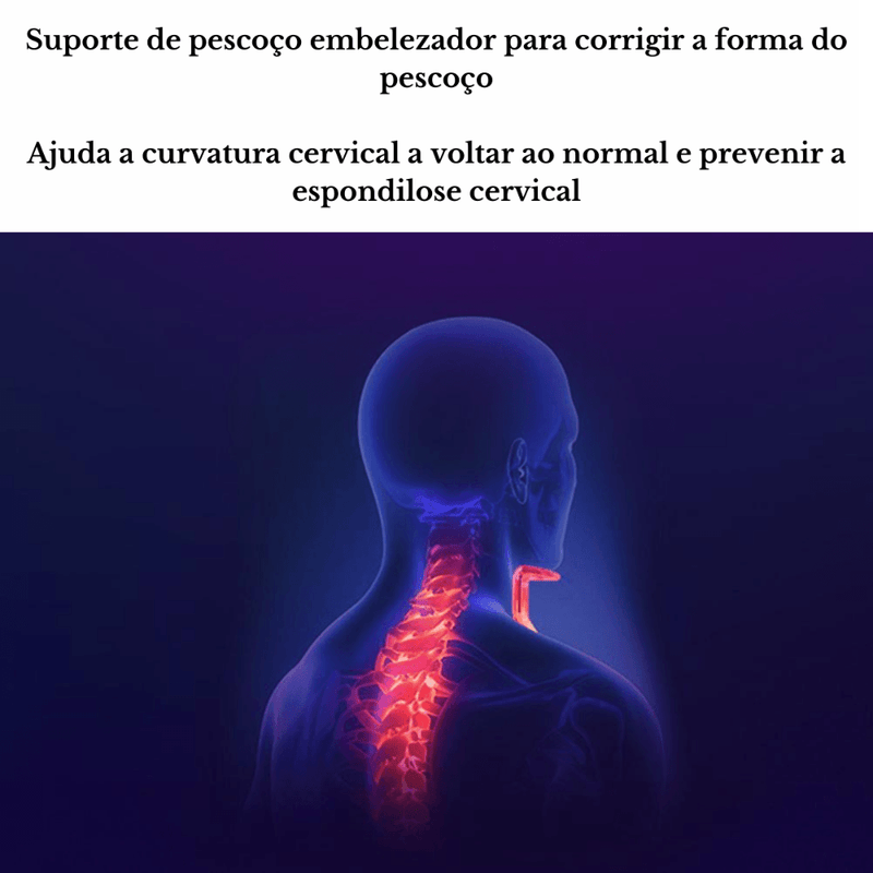 Colar Cervical Corretor De Pescoço Ajustável