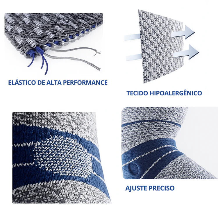 Cotoveleira de Compressão para Epicondilite com Pads de Silicone Delopar