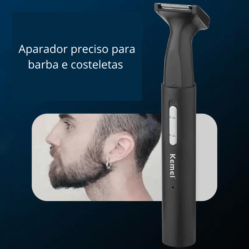 Depilador Facial Elétrico Portátil 3 em 1