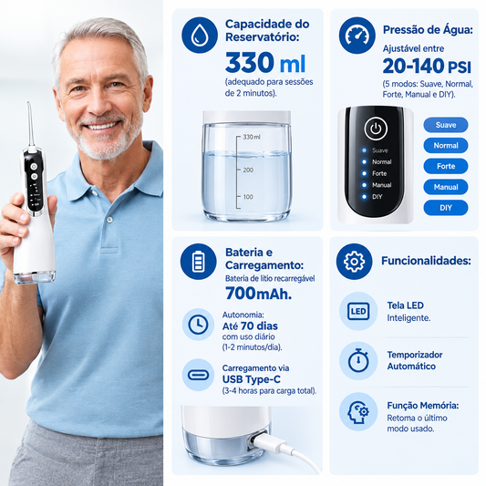 Irrigador Dental Delopar