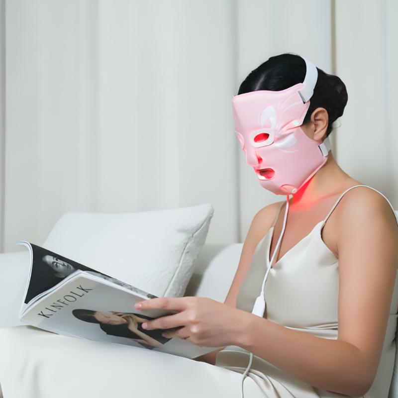 Máscara Facial LED Silicone