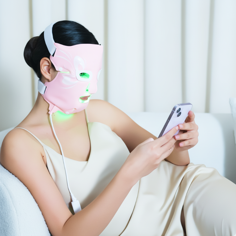 Máscara Facial LED Silicone