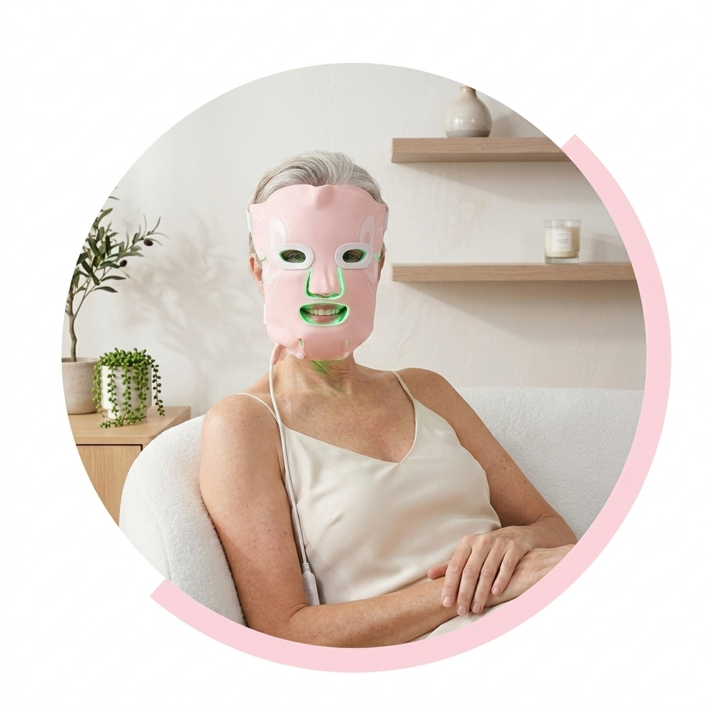 Máscara Facial LED Silicone