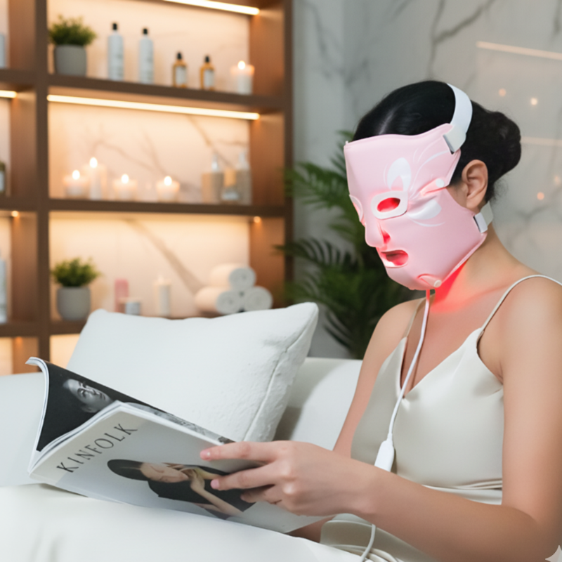 Máscara Facial LED Silicone