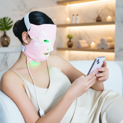 Máscara Facial LED Silicone