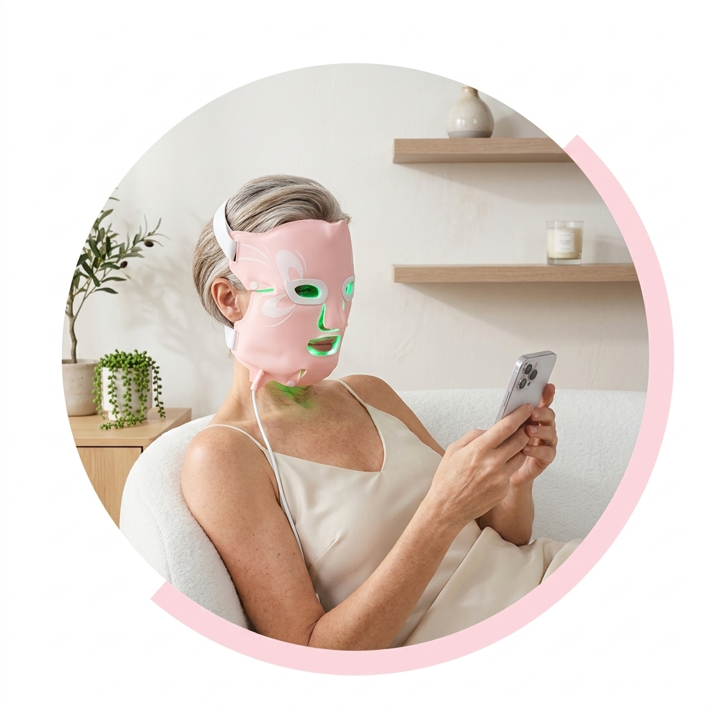 Máscara Facial LED Silicone