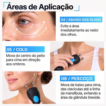 Massageador Facial Elétrico GESS com Microcorrente