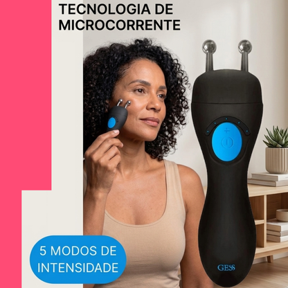 Massageador Facial Elétrico GESS com Microcorrente