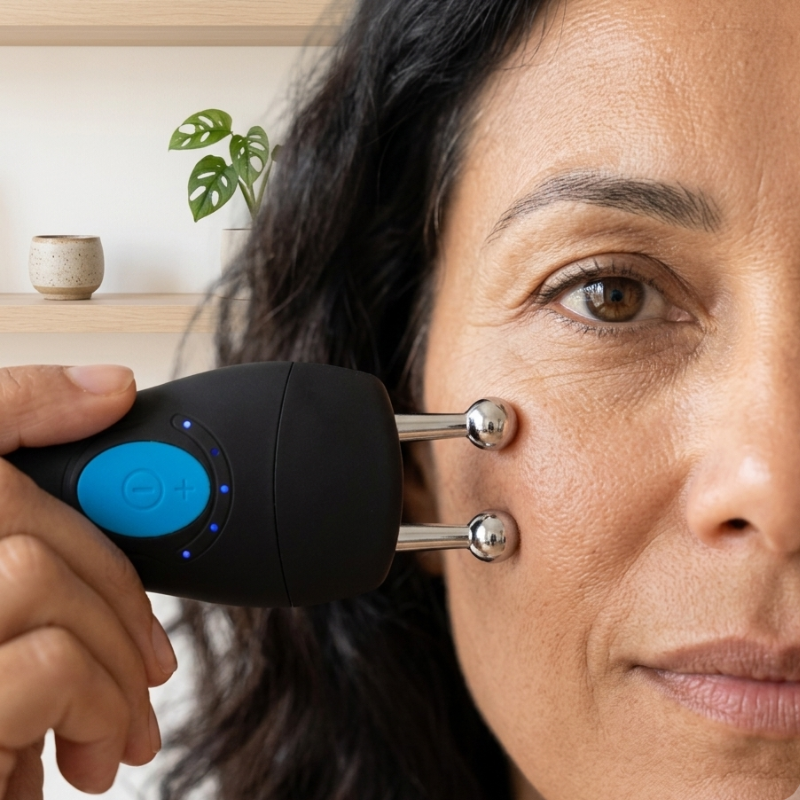 Massageador Facial Elétrico GESS com Microcorrente