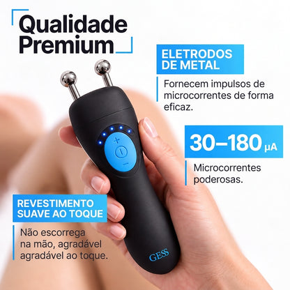 Massageador Facial Elétrico GESS com Microcorrente
