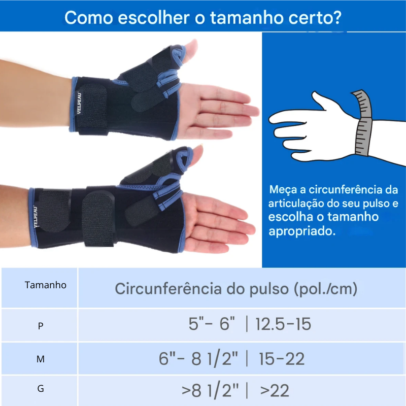 Munhequeira de Pulso para Tendinite