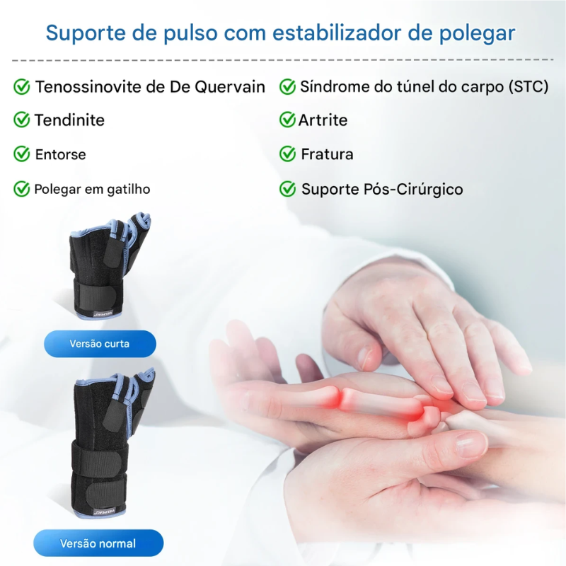 Munhequeira de Pulso para Tendinite