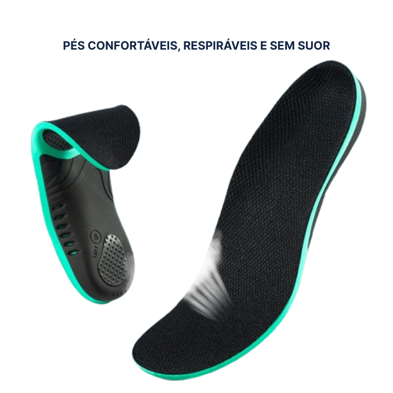 Palmilha Anatômica de Suporte e Conforto Delopar