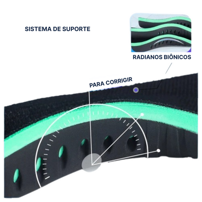 Palmilha Anatômica de Suporte e Conforto Delopar