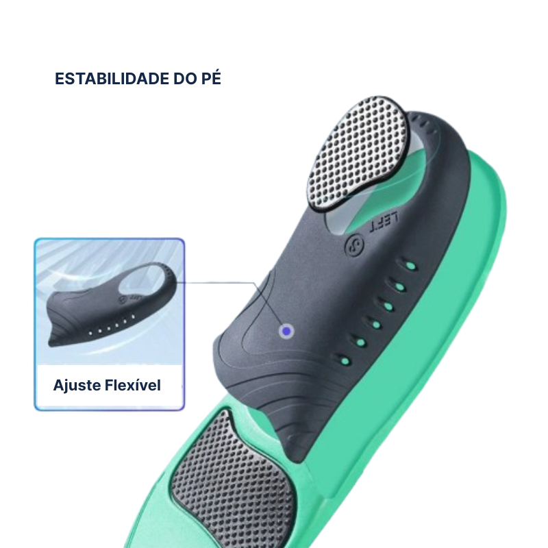 Palmilha Anatômica de Suporte e Conforto Delopar