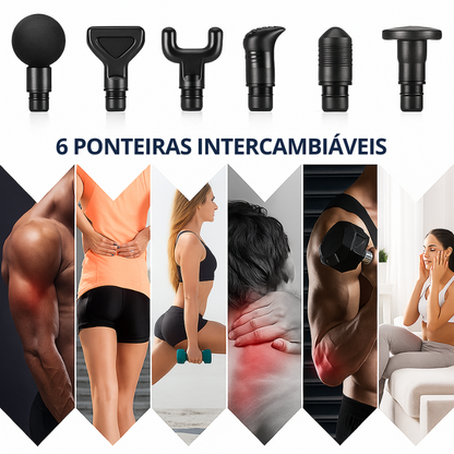 Pistola Massageadora Led Para Dor Muscular