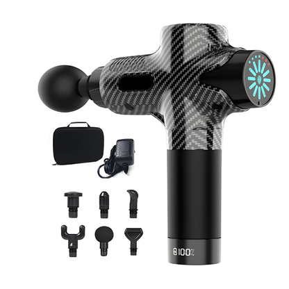 Pistola Massageadora Profissional com Display LED
