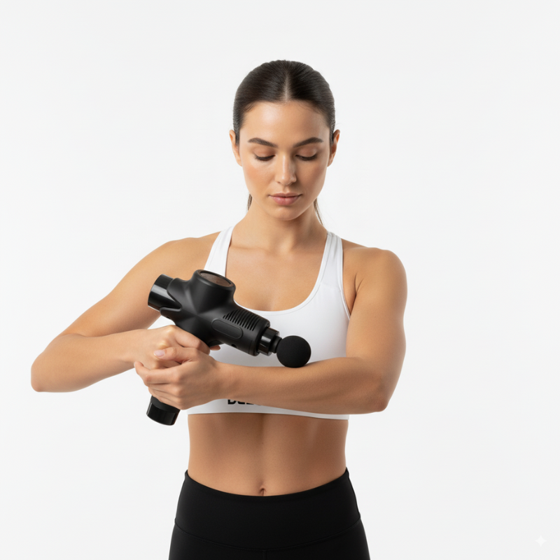 Pistola Massageadora Led Para Dor Muscular