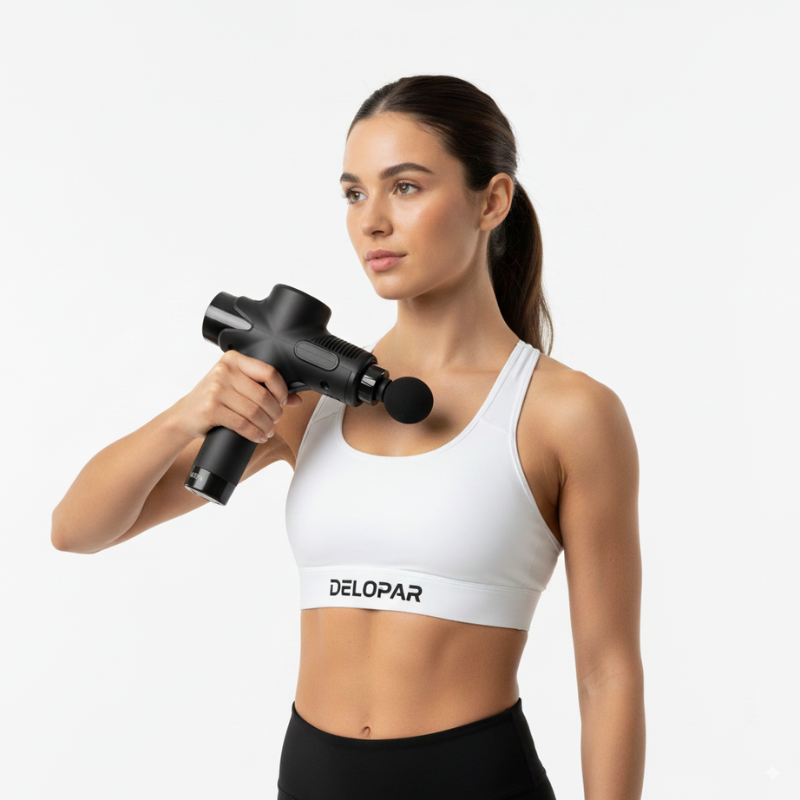 Pistola Massageadora Led Para Dor Muscular