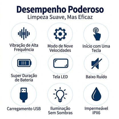 Removedor de Tártaro Dental Ultrassônico Delopar - 9 Velocidades