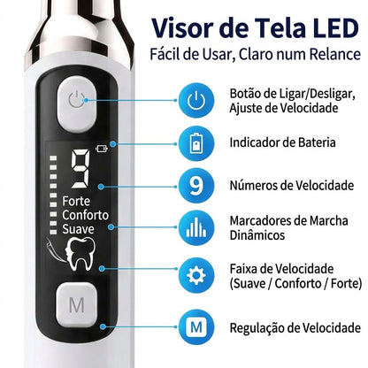Removedor de Tártaro Dental Ultrassônico Delopar - 9 Velocidades