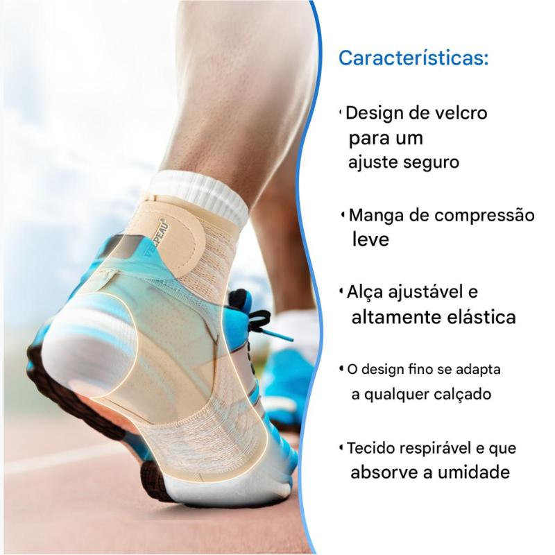 Tornozeleira de Compressão Ortopédica Ajustável