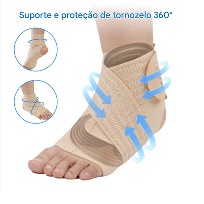 Tornozeleira de Compressão Ortopédica Ajustável